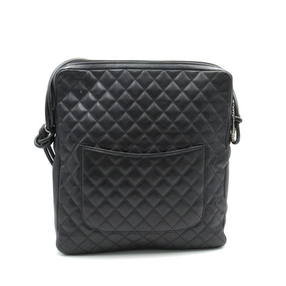 Chanel Cambon Line Shoulder Bag Calf Black - Picture 2 of 5